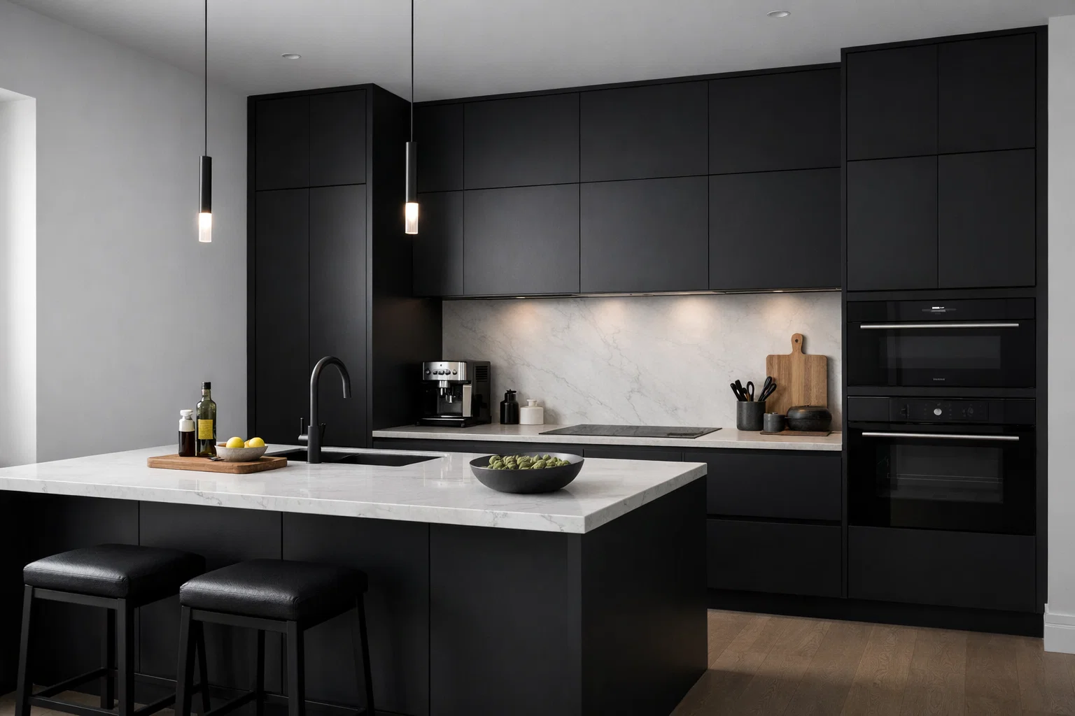 Черная мебель на заказ в Бресте