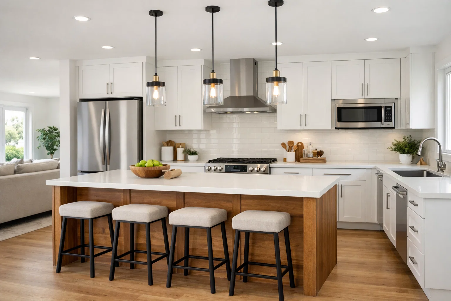 Кухня с островом на заказ в Бресте