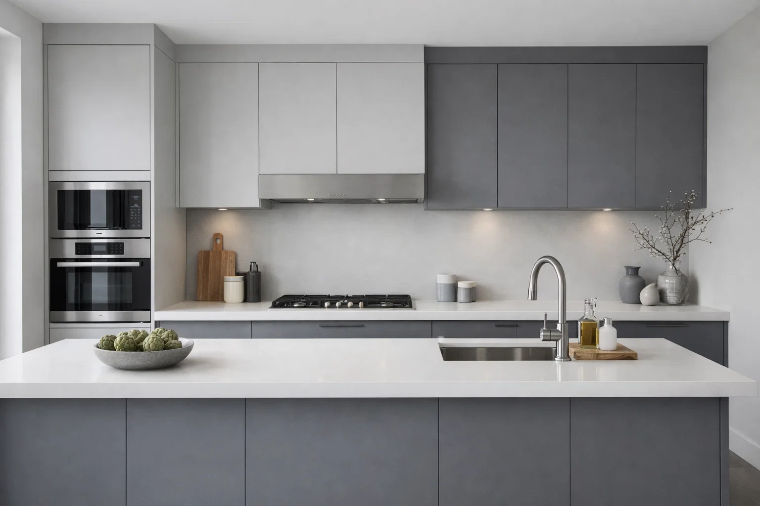 Серая мебель на заказ в Бресте